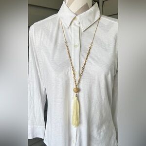 Lilly Pulitzer Sand Dune Tassel Necklace